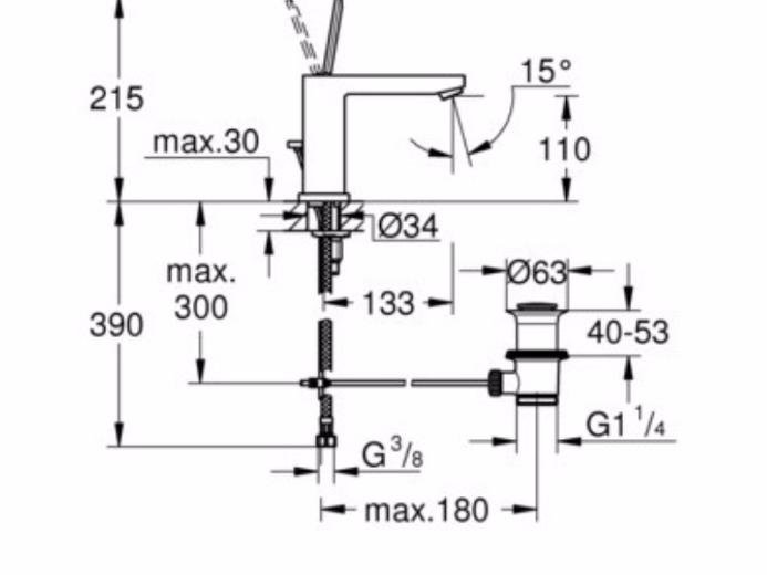 ��������� ��� �������� Grohe Eurocube Joy 23657000