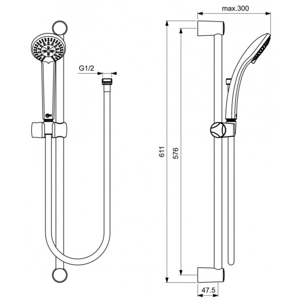 ����� ��� ����� 3 � 1 Ideal Standard Alpha BD004AA