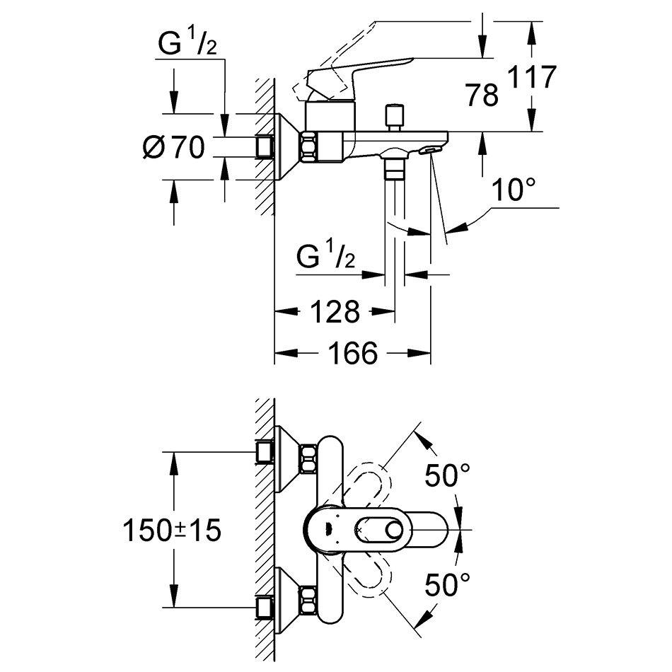 ��������� ��� ����� Grohe BauLoop 23341000