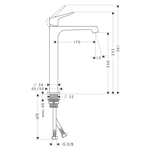 ��������� ��� �������� Axor Citterio M 34127000