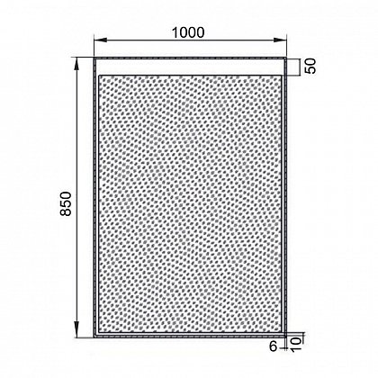 ������� Aquanet ������� 100x85 LED 00196645