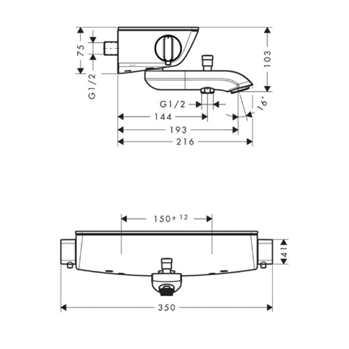 ��������� Hansgrohe Ecostat Select ���� 13141000