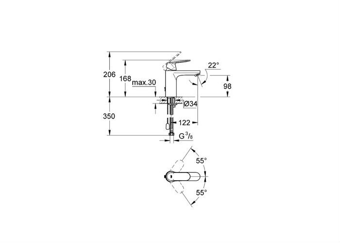 ��������� ��� �������� Grohe Eurosmart Cosmopolitan 23326000