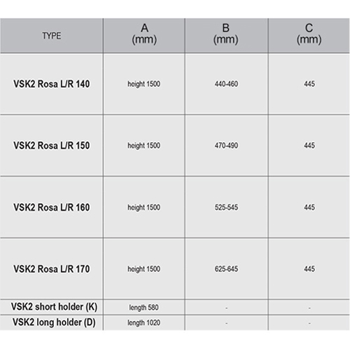 ������ ��� ����� Ravak VSK2 170 L Supernova (����) 76LB010041