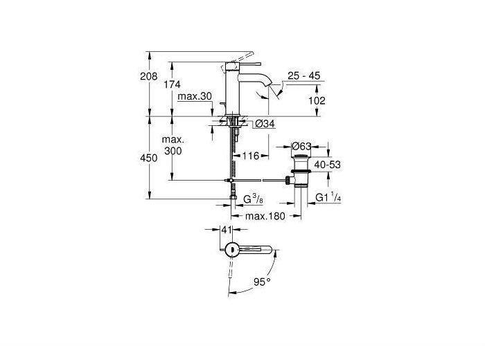 ��������� ��� �������� Grohe Essence New 23591001
