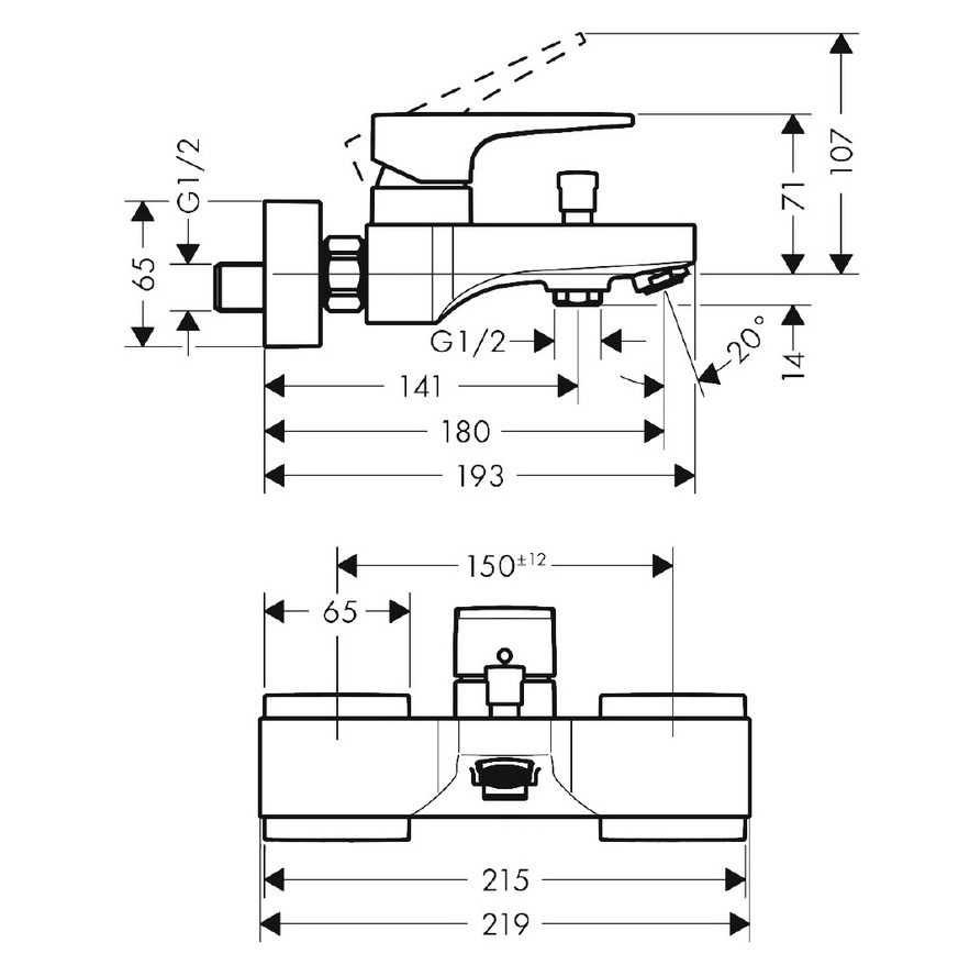 ��������� ��� ����� Hansgrohe Metropol 32540990 ������