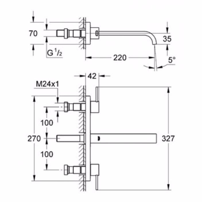 ��������� ��� �������� Grohe Allure 20193000
