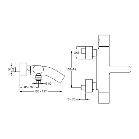 ��������� ��� ����� Jacob Delafon Talan E10105RU-CP