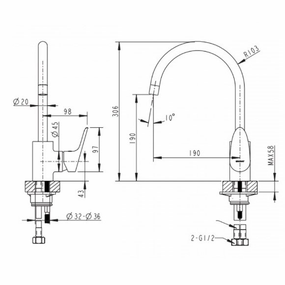 ��������� ��� ����� Bravat Drop F74898C-1A