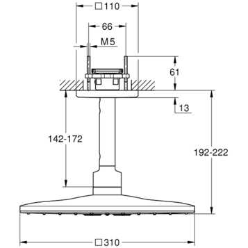 ������� ��� Grohe Rainshower SmartActive Cube 26481000