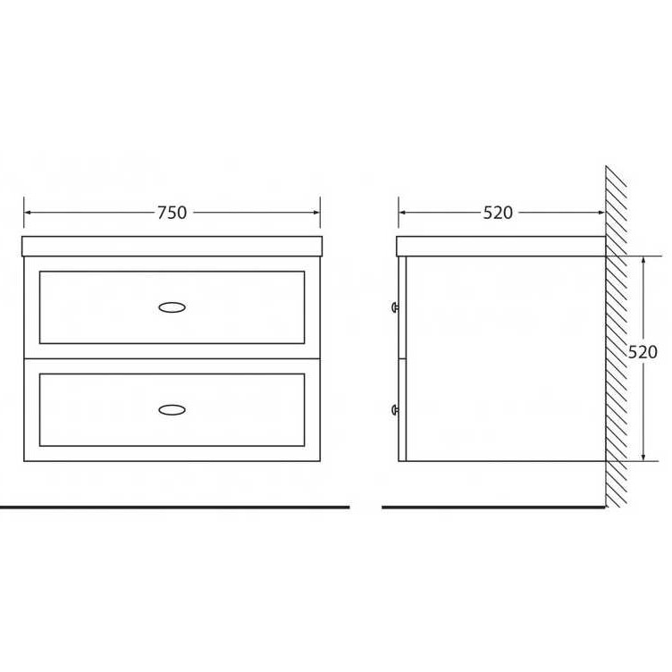 ����� ��� �������� BelBagno Dublin DUBLIN-750-2C-SO-BL