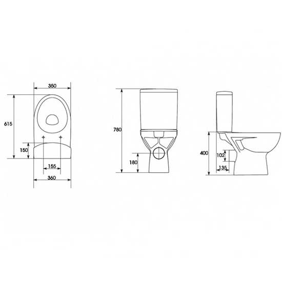������ ��������� Cersanit Parva S-KO-PA011-3/6-COn-DL