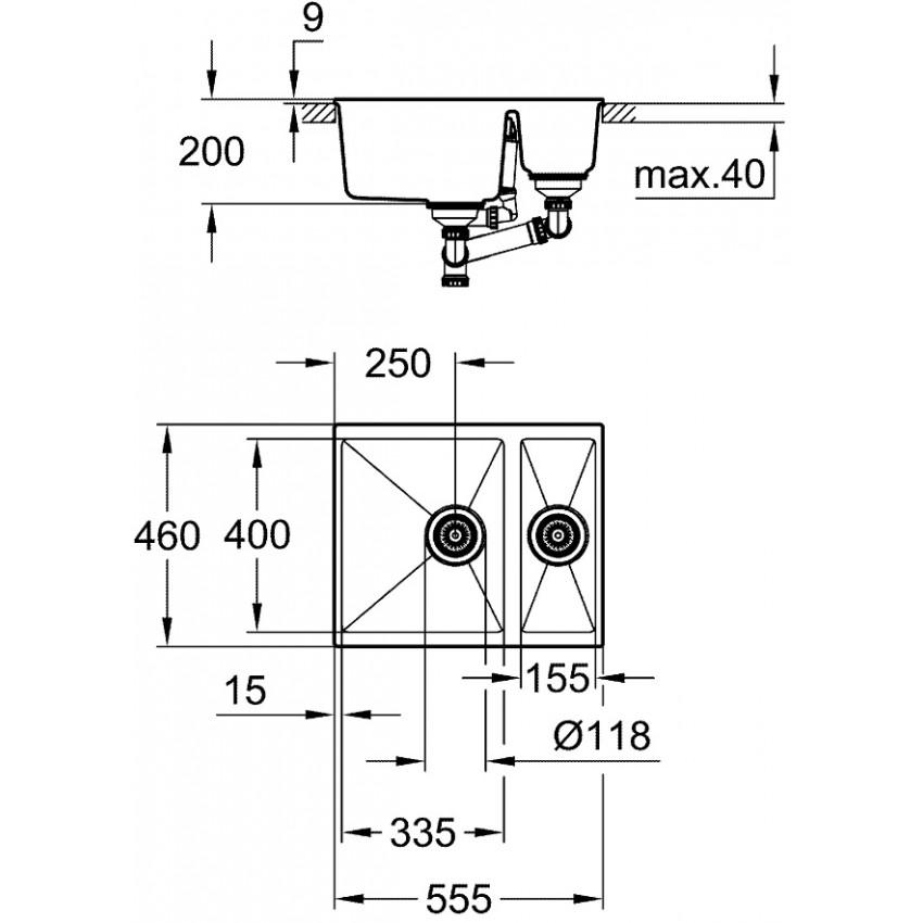 �������� ����� Grohe K500 31648AT0 �����