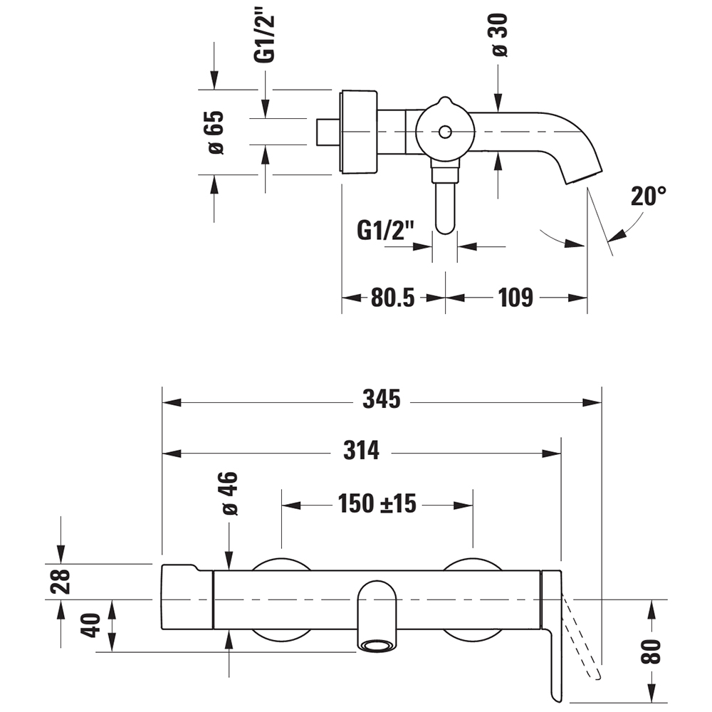 ��������� ��� ����� Duravit �.1 C15230000010