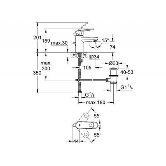 ��������� ��� �������� Grohe Europlus 3261200E