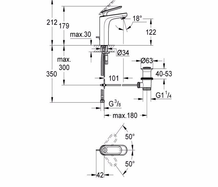 ��������� ��� �������� Grohe Veris 23064000