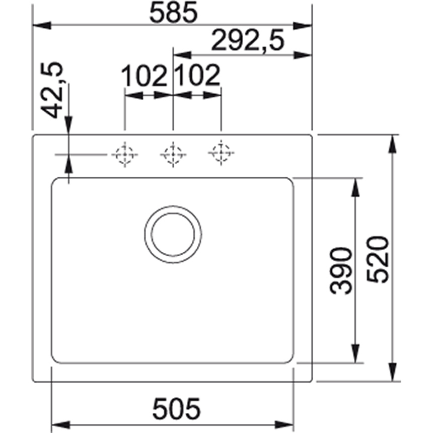 �������� ����� Franke MRG 610-58 114.0313.266 �������