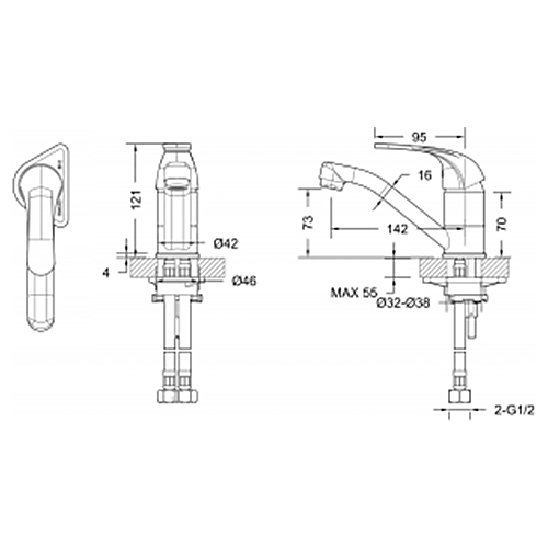 ��������� ��� �������� Bravat Fit F1233188CP-RUS