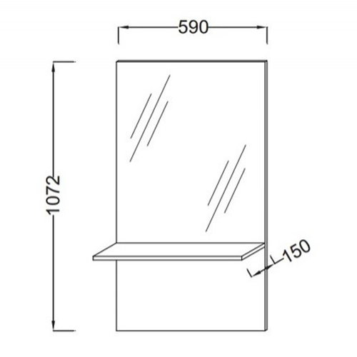 ������� Jacob Delafon 59x107 Struktura EB1212-E13