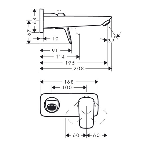 ��������� ��� �������� Hansgrohe Logis 71220000