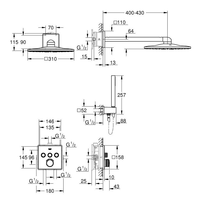 ������� ������� Grohe SmartControl 34712000