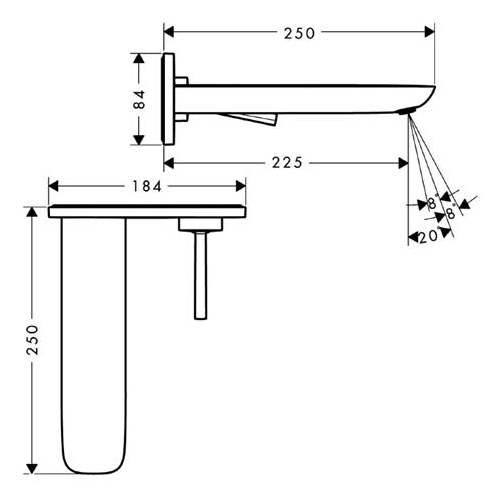 ��������� ��� �������� Hansgrohe PuraVida ���� 15085000