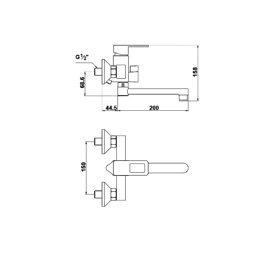 ��������� ��� ����� � ����� Timo Sahara 2204Y-CR chrome