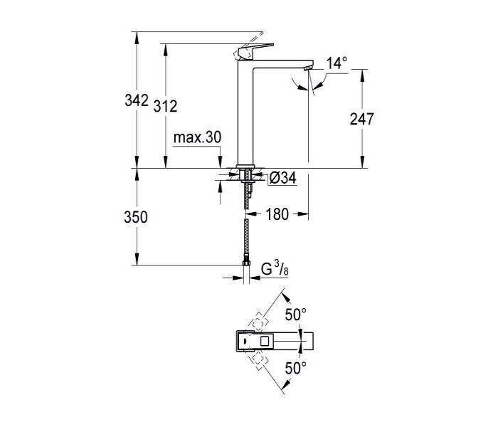 ��������� ��� �������� Grohe Eurocube 23406000