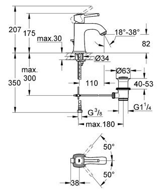 ��������� ��� �������� Grohe Grandera 23303IG0