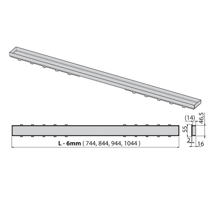 ������� ��� ������ ��� ������ ������ AlcaPlast TILE-750