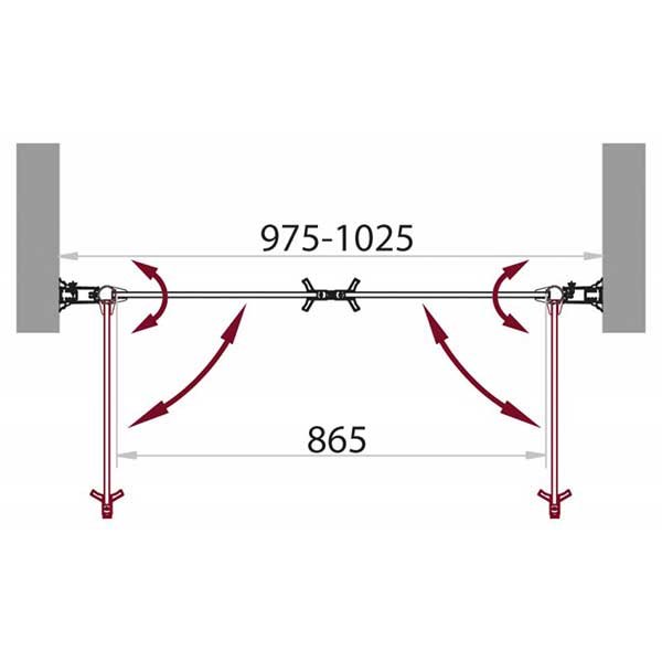 ������� ����� � ���� BelBagno SELA-B-2-100-C-Cr