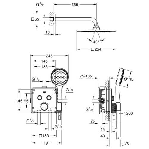 ������� ������� Grohe Grohtherm SmartControl 34742000