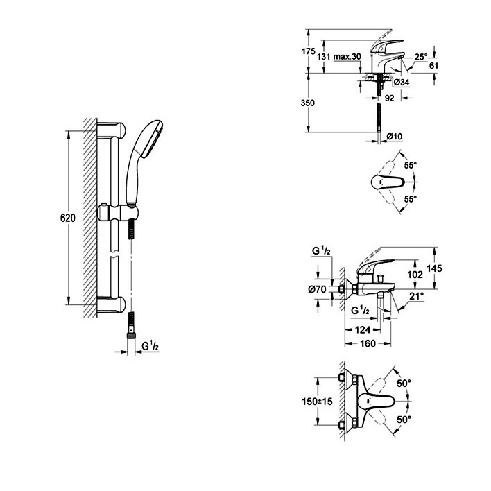 ��������� ��� ����� Grohe Euroeco 32743000
