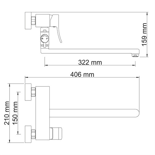 ��������� ��� ����� � ������� ������� WasserKraft Aller 1062LWHITE