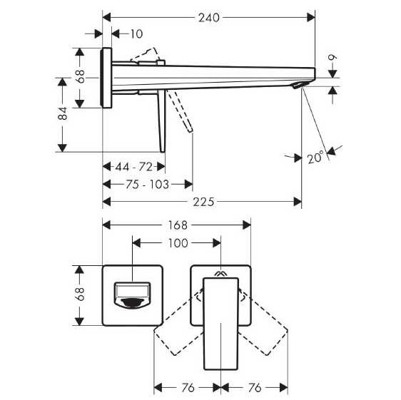 ��������� ��� �������� Hansgrohe Metropol 32526000