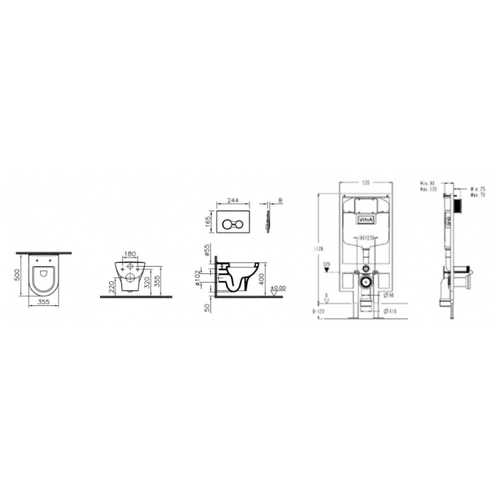 �������� 4 � 1 VitrA Zentrum 9012B003-7205 ��� ����������
