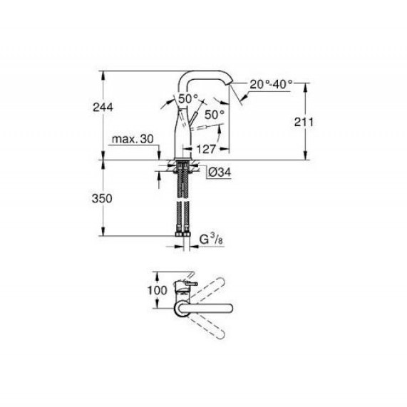 ��������� ��� �������� Grohe Essence New 23541001