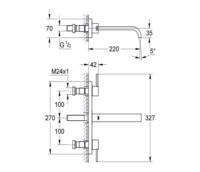 ��������� ��� �������� Grohe Allure 20192000
