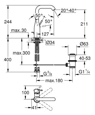 ��������� ��� �������� Grohe Essence 32628001