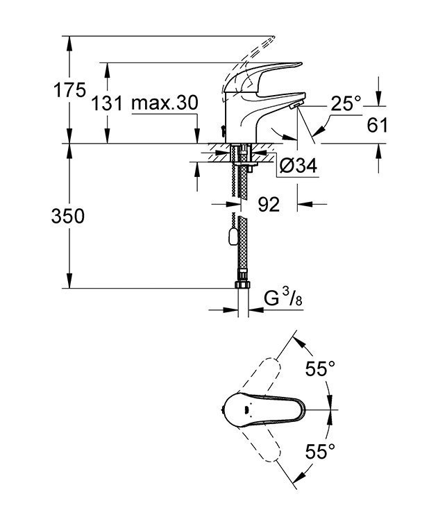 ��������� ��� �������� Grohe Eurosmart 33188002