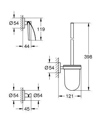 ����� ����������� Grohe Essentials Basic 40407001
