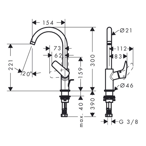 ��������� ��� �������� Hansgrohe Logis 71130000