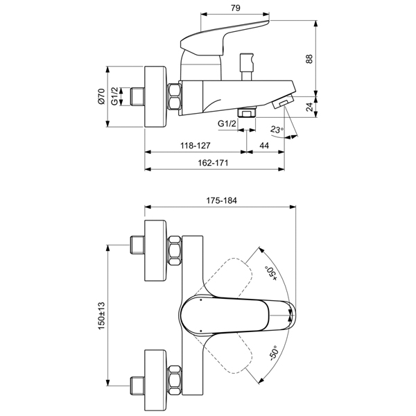 ��������� ��� ����� Ideal Standard Ceraflex B1721AA