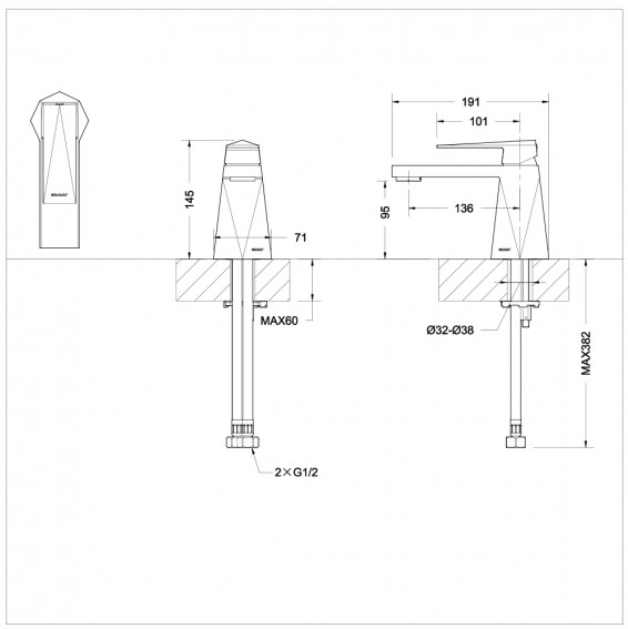 ��������� ��� �������� Bravat Iceberg F176110C