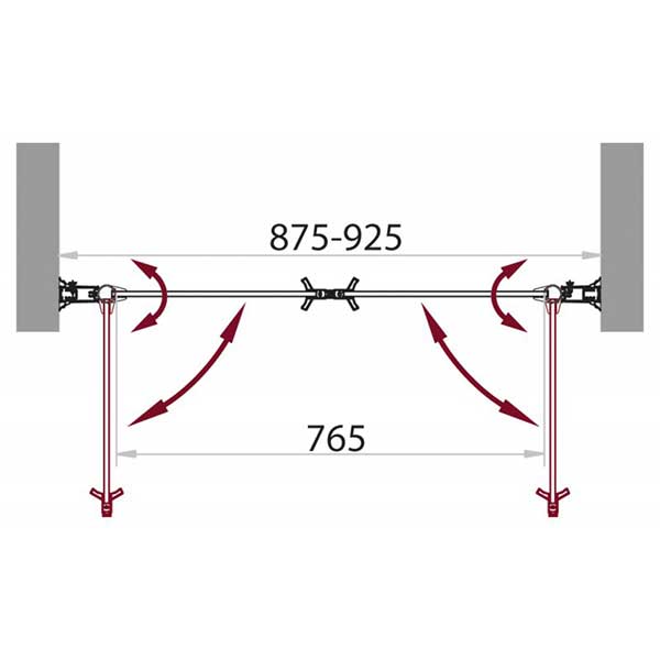 ������� ����� � ���� BelBagno SELA-B-2-90-Ch-Cr