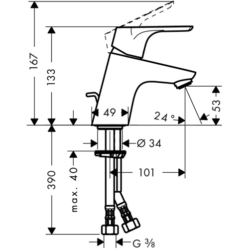 ��������� ��� �������� Hansgrohe Focus E2 31730000
