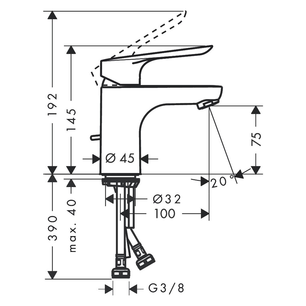 ����� ��� ����� Hansgrohe Logis E SetLogisE70B (71177000+71610000+26532400)