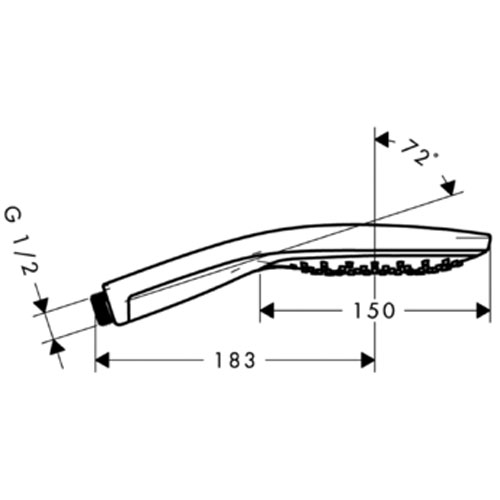 ������ ��� Hansgrohe Raindance Select 150 ���� 28587000