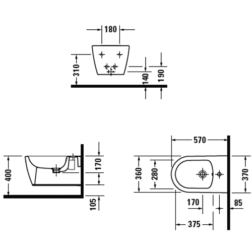 ���� ��������� Duravit ME by Starck 2288150000