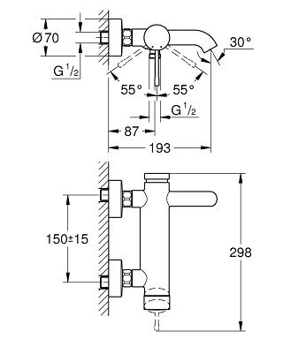 ��������� ��� ����� Grohe Essence 33624001
